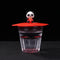 Torx Silicone Cup Cover Heat-resistant Leakproof Cartoon Lid (Red Panda)