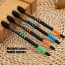 1Pc Double Ultra Soft Toothbrush Bamboo Charcoal Nano Care Dental Set J0S3