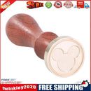 Retro Wax Stamp Wood Handle DIY Scrapbooking Envelope Sealing Stamp Seal(E)