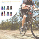 4x Holographic Presta to Schrader Bike Valve Adapters+ 4x Presta Valve Caps