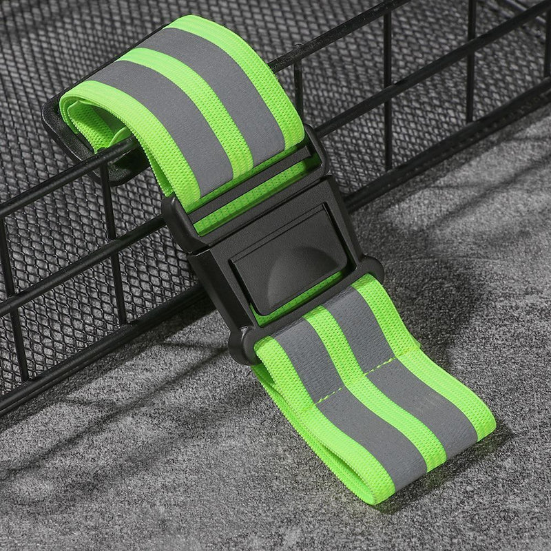 Wristband Bicycle Bind Strap Cycling Reflective Strips Warning Armband