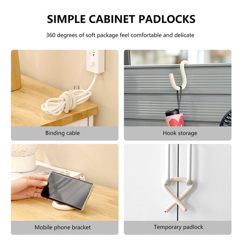 Cabinet Hooks - Flexible and Lightweight Suitable for Kitchen Bedroom