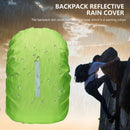 Waterproof Backpack Rain Cover Antislip Cross Buckle Strap (Green M)