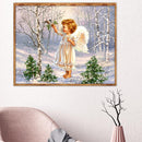 5D DIY Diamond Painting Little Angel Cross Stitch Embroidery Rhinestones