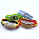 LED Glow Watch Silicone Football Game Light Up Wristbands Party Props (Germany)