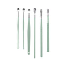 6pcs Ear Wax Picker Kit Health Care Curette Earpick Household Tool (Green) Newly