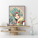 Chinese Opera DIY Diamond Painting Special Shaped 5D Handwork Wall Picture
