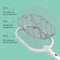 2 in 1 3500V Electric Flies Swatter Mosquito Trap Racket Bug Killer (White)
