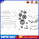 Olive Leaves Metal Cutting Dies + Silicone Stamps Set for Scrapbooking DIY