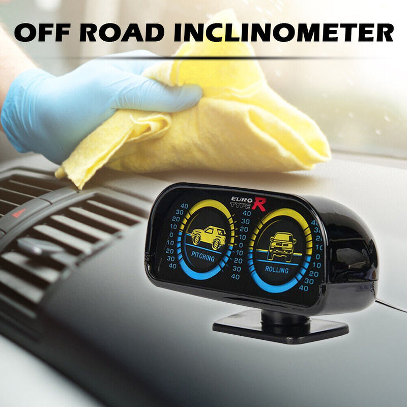 Universal Inclinometer Clinometer with Green Backlight for Offroad 4x4 Vehicle