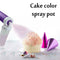 MANUAL AIRBRUSH For Cake Color Spary Pot DIY Baking Useful UK Tool Baking V6D8