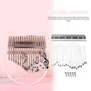 20-Key Kalimba DIY Keys Set Thumb Piano Shrapnel Musical Instrument Luthier Tool