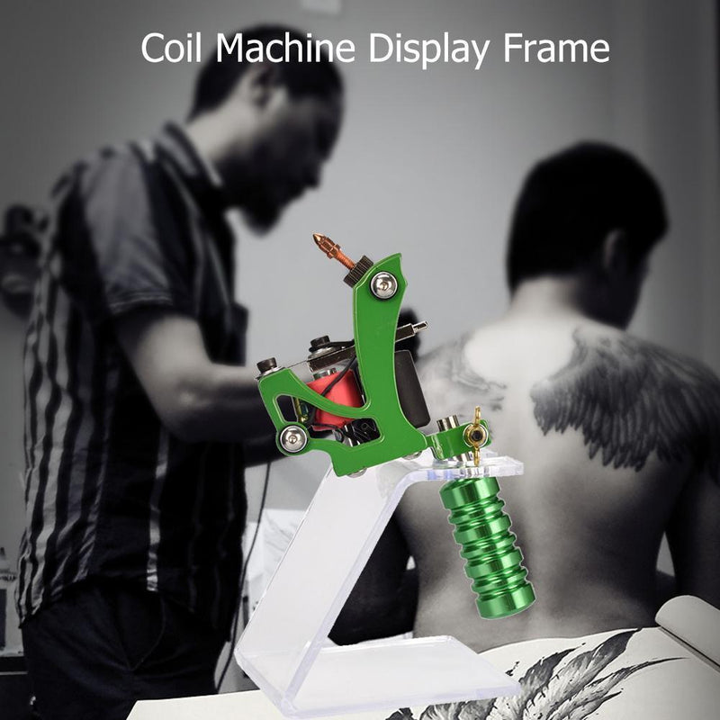 Acrylic Tattoo Machine Holder Stand Transparent Tattoo Supply Stand Rack