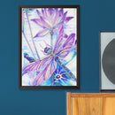5D DIY Special Shaped Diamond Painting Dragonfly Cross Stitch Mosaic Kits Newly