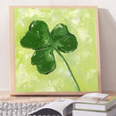 Lucky Shamrock Oil Paint By Numbers Kits Canvas Picture Wall Art DIY Craft