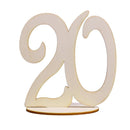 10pcs Wooden Wedding Table Number Cards Ornament Craft (Eleven to Twenty) Newly