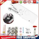 Portable Mini Handheld Electric Sewing Machine Set w/Pins Scissors Bobbins