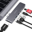 For Macbook Pro/Air Thunderbolt 3 USB C Hub Adapter 4K TV Monitor CHOETECH