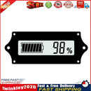 Universal Battery Indicator LCD Display Batteries Capacity Monitor (White) Newly