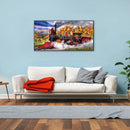 Prairie Train Oil Paint By Numbers DIY Canvas Wall Art Picture Craft Home Decor