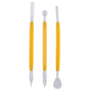 8PC/Set Embossing Double Head Plastic Ceramic Sculpture Clay Tools Fondant Kitchen