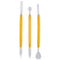 8PC/Set Embossing Double Head Plastic Ceramic Sculpture Clay Tools Fondant Kitchen