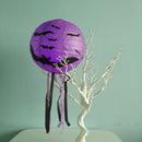Holiday Decor Bat Paper Lantern Reusable for Ghost Festival Supplies (25cm)