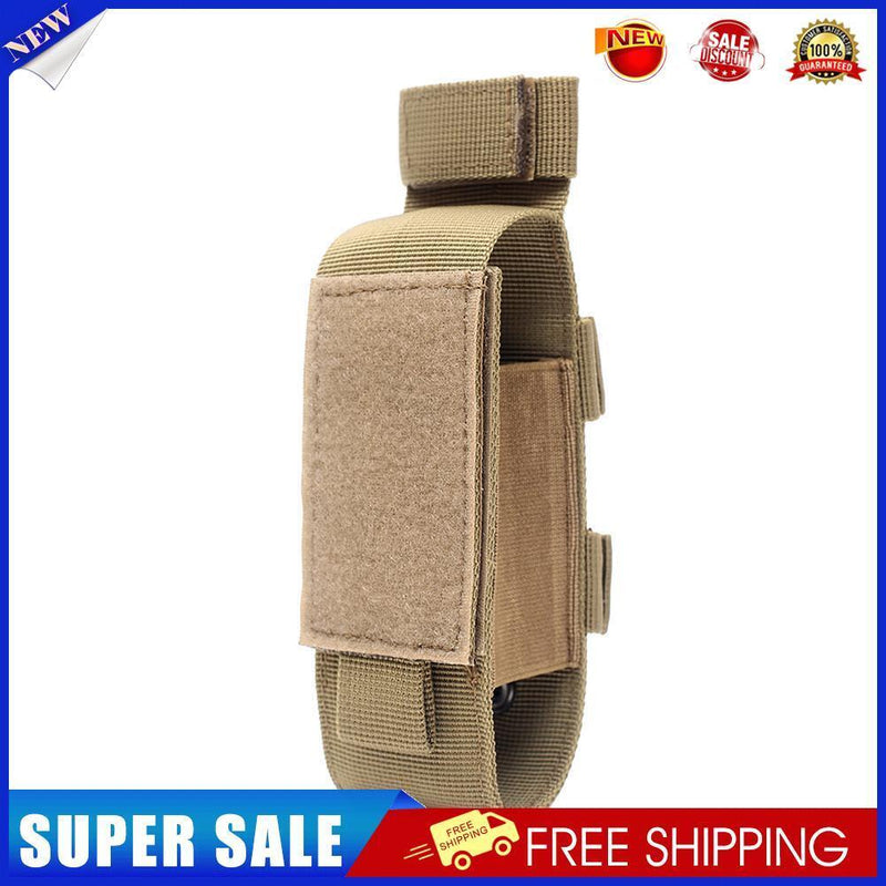Tourniquet Bag Nylon Flashlight Holster Molle Pouch for Outdoor (Camel)