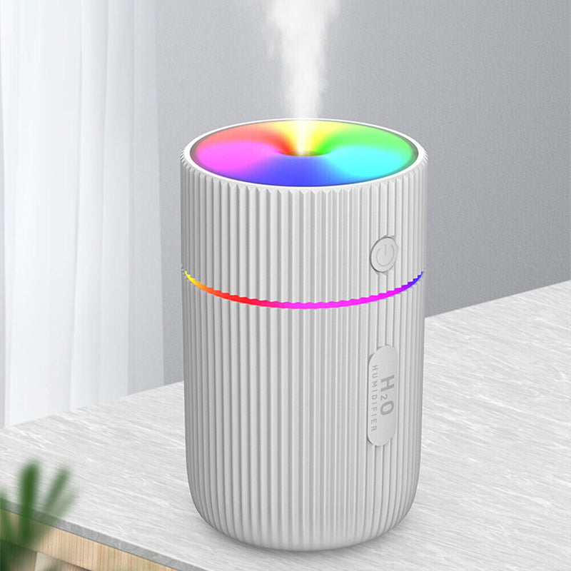 Portable Colorful Mini USB Car Humidifier Mist Maker Air Purifier (White)