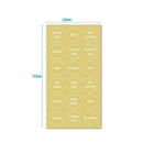 144X Spice Jar Labels Stickers Transparent Bottle Lable Accessories Kitchen R3O3