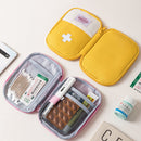 Medicine Bag Outdoor Camping Emergency First Aid Kit Pill Case(Yellow S) Newly
