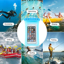 Waterproof Phone Case Underwater Touch Screen Mobile Phone Bags (Blue)
