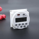 Digital LCD Display Power Timer Weekly Programmable Time Relay Switch(12V) Newly
