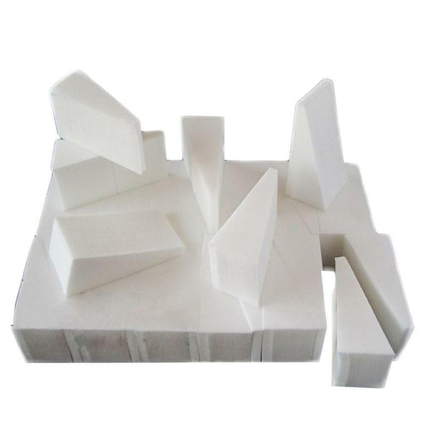 24 PCs Beige Makeup Blender Foundation Sponge Cosm C2M8 Q1G6 Puff Ne AD P1W9