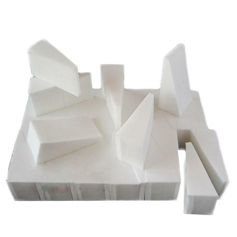 24 PCs Beige Makeup Blender Foundation Sponge Cosm C2M8 Q1G6 Puff Ne AD P1W9