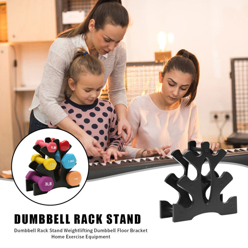 Weightlifting Dumbbell Stand Rack Dumbbell Floor Bracket Exercise Equipment