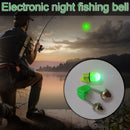 10pcs Electronic LED Night Fishing Rod Bite Alarm Double Bell Sea Fishing Tools