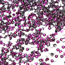 30g 4mm Crystal Rhinestone Acrylic Flat Back DIY Nail Sequins (Old Rose)