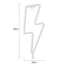 Creative Neon Sign Light Kids Room Night Lamp Mural Decor (Blue Flashing) Newly