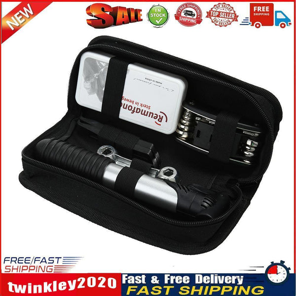 All in 1 Multi-function Tool Repair Kit Set With Pump Bag for Bike Bicycle Newly