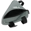 Triangle Cycling Bike Bicycle Front Tube Frame Pouch Bag(Gray) A