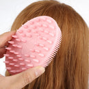 Shower Wet and Dry Scalp Exfoliating Body Brush Decontamination Skin Cleaning