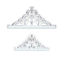 2Pcs Plastic Mould Cake Decor Cookie Cutter Tool Fondant Craft Sugar 7Y6T M0G3