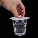 Reusable Silicone Cup Cover Heat Resistant Sealed Leakproof Cups Lid (A)