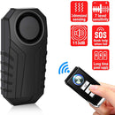 113dB Bike Alarm Wireless Vibration Motion Sensor Waterproof Alarm with Remote