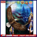 nting 5D DIY Eagle banner Full Round Drill Rhinestone Picture