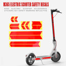 Reflective Stickers for M365 Scooter Night Riding Safety PVC Strip (Red) Newly