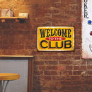 Letters Sheet Metal Drawing Metal Painting Tin Wall Home Poster Bedroom Sign