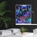 5D DIY Full Drill Diamond Painting Night Sky Cross Stitch Kit Bedroom Wall Decor
