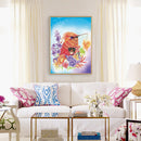 5D DIY Lark Partial Special Shape Drill Diamond Painting Picture (YX308) Newly